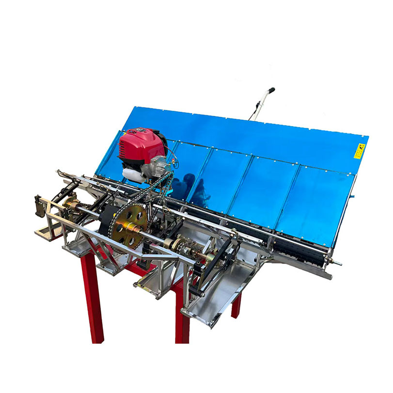 Ручная рисопосадочная машина на 6 рядов со спиральными колесами