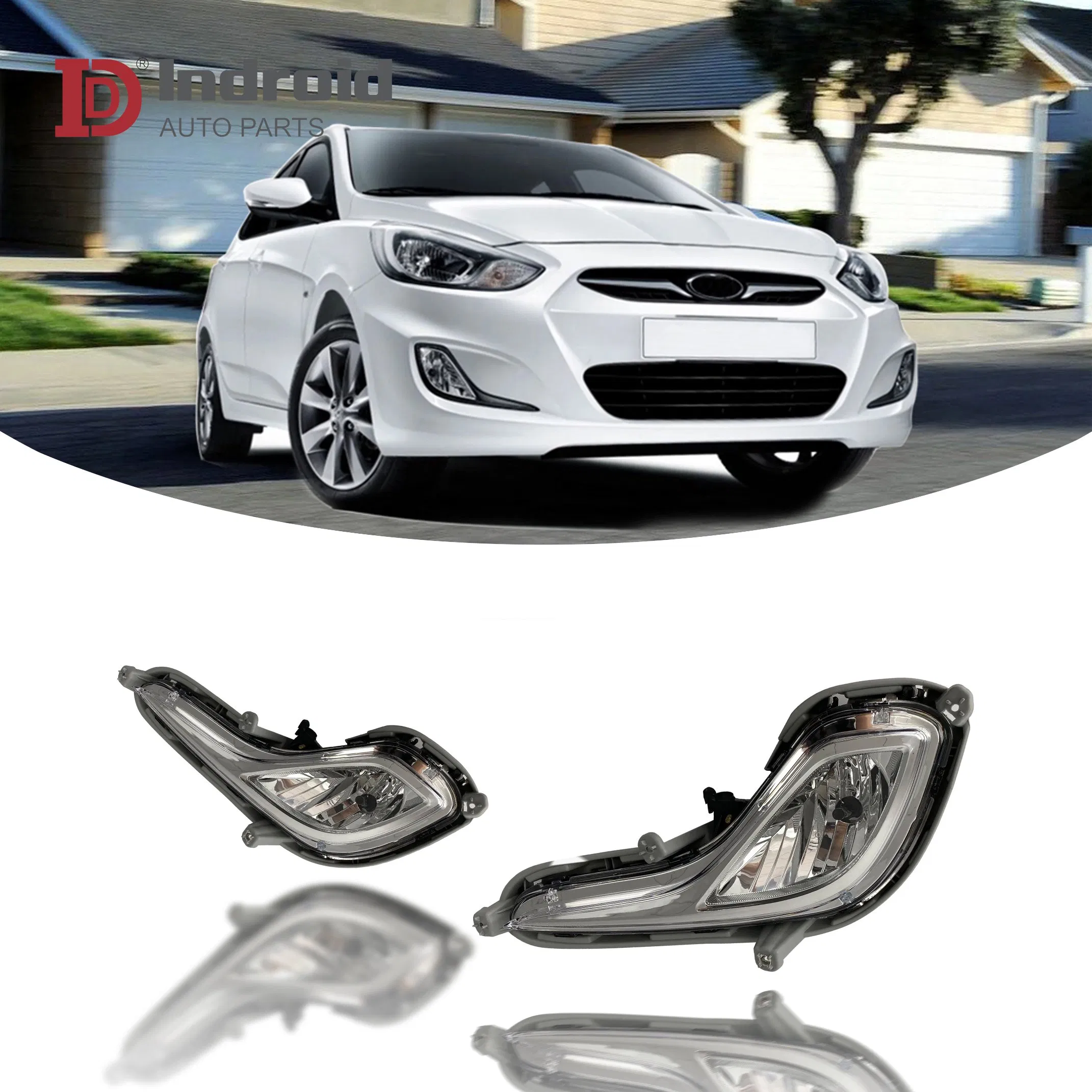 Fog Lamp Fog Lights for Hyundai Accent 2011 92201-1r000 92202-1r000