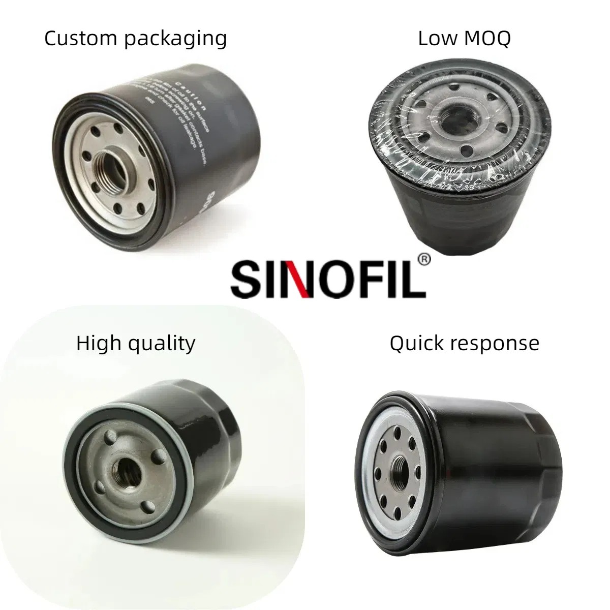 10000+ Items Manufacturer Auto Parts Oil Filter for Toyota Corolla Honda Civic Nissan Altima Mazda Mitsubishi Outlander Hyundai Elant Parts