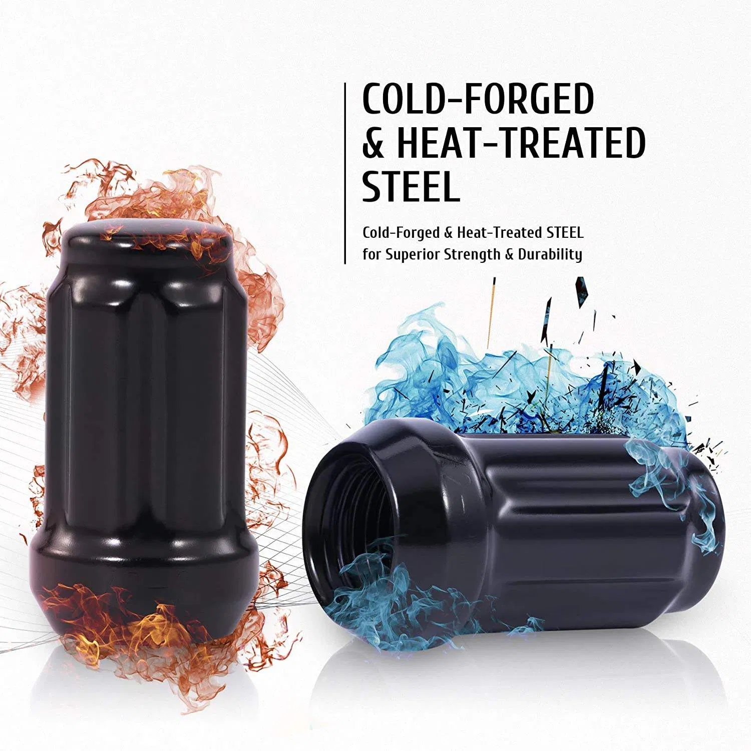 M12X1.25 Six Spline Wheel Lug Nut for Cars