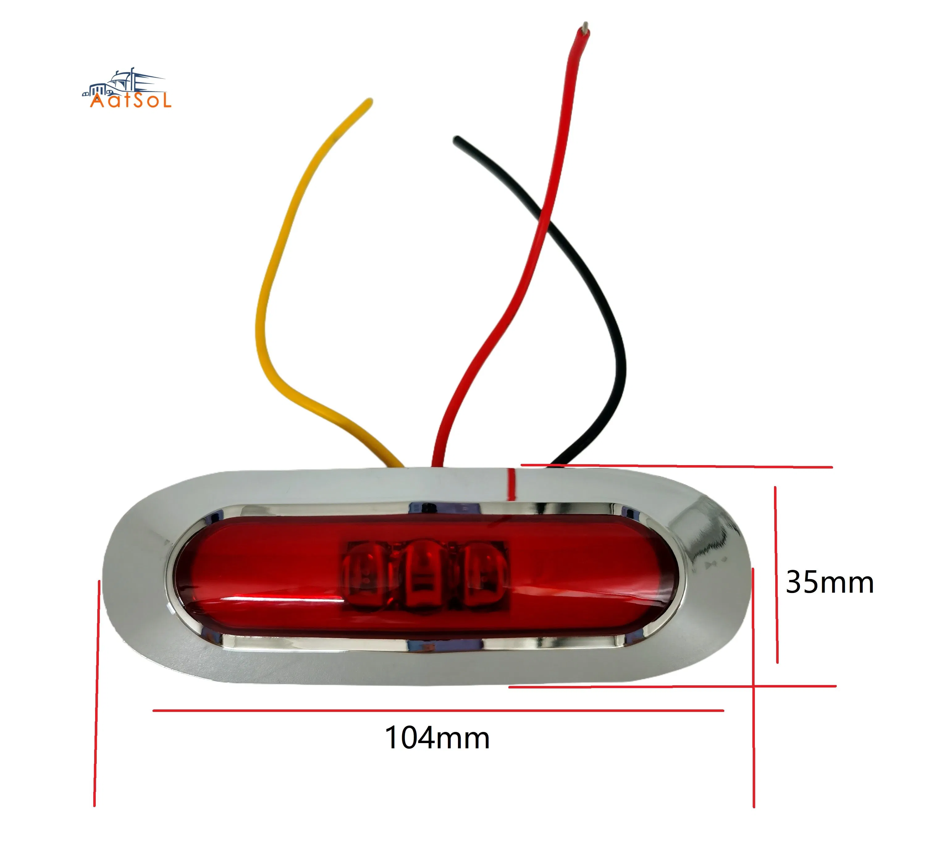 Светодиодные габаритные фонари 10-30В для авто