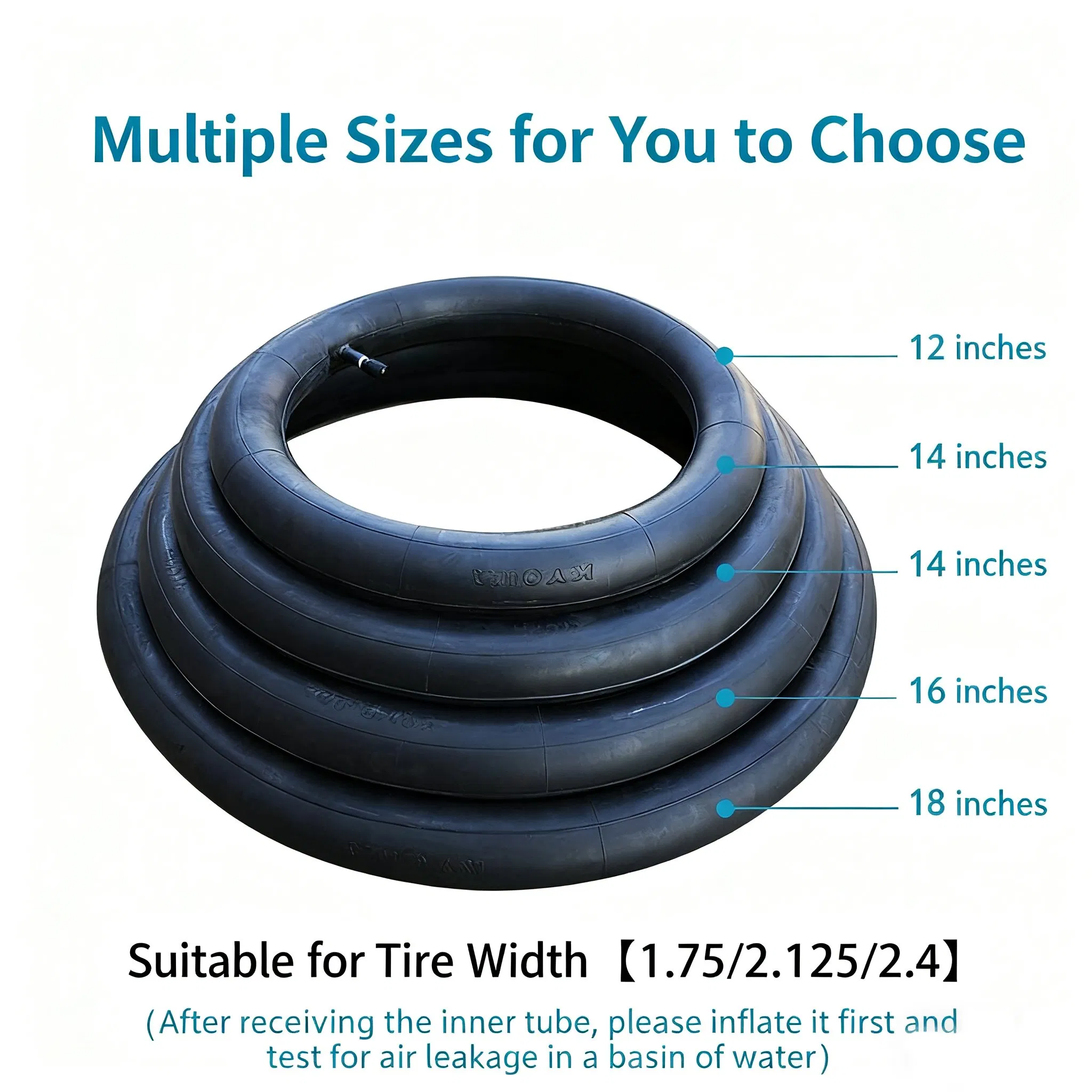 Камера велосипедная 12-29 дюймов, универсальная