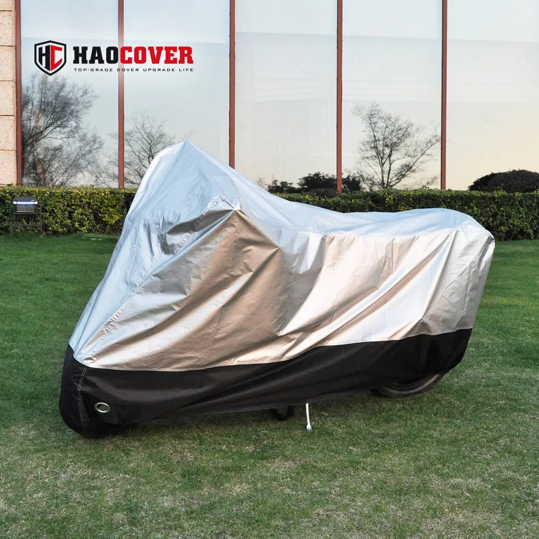 Чехол для мотоцикла 210D с серебряным покрытием