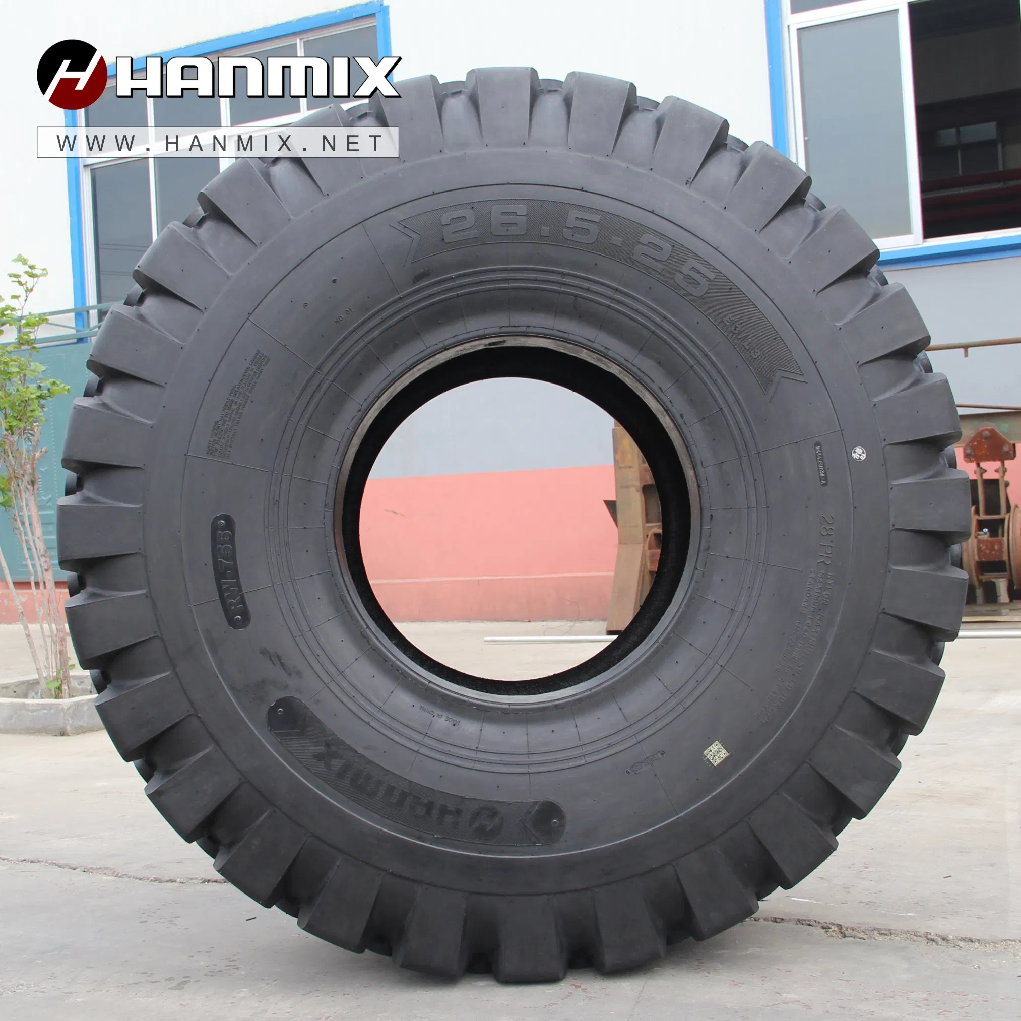 Hanmix off Road Llantas 7.50-16 12.00-18 13.00-18 14.00r20 16.00r20 17.5r25 23.5r25 Pneu China Shandong OTR Radial Tyrespecial Vehicle Heavy Truck Factory Tire