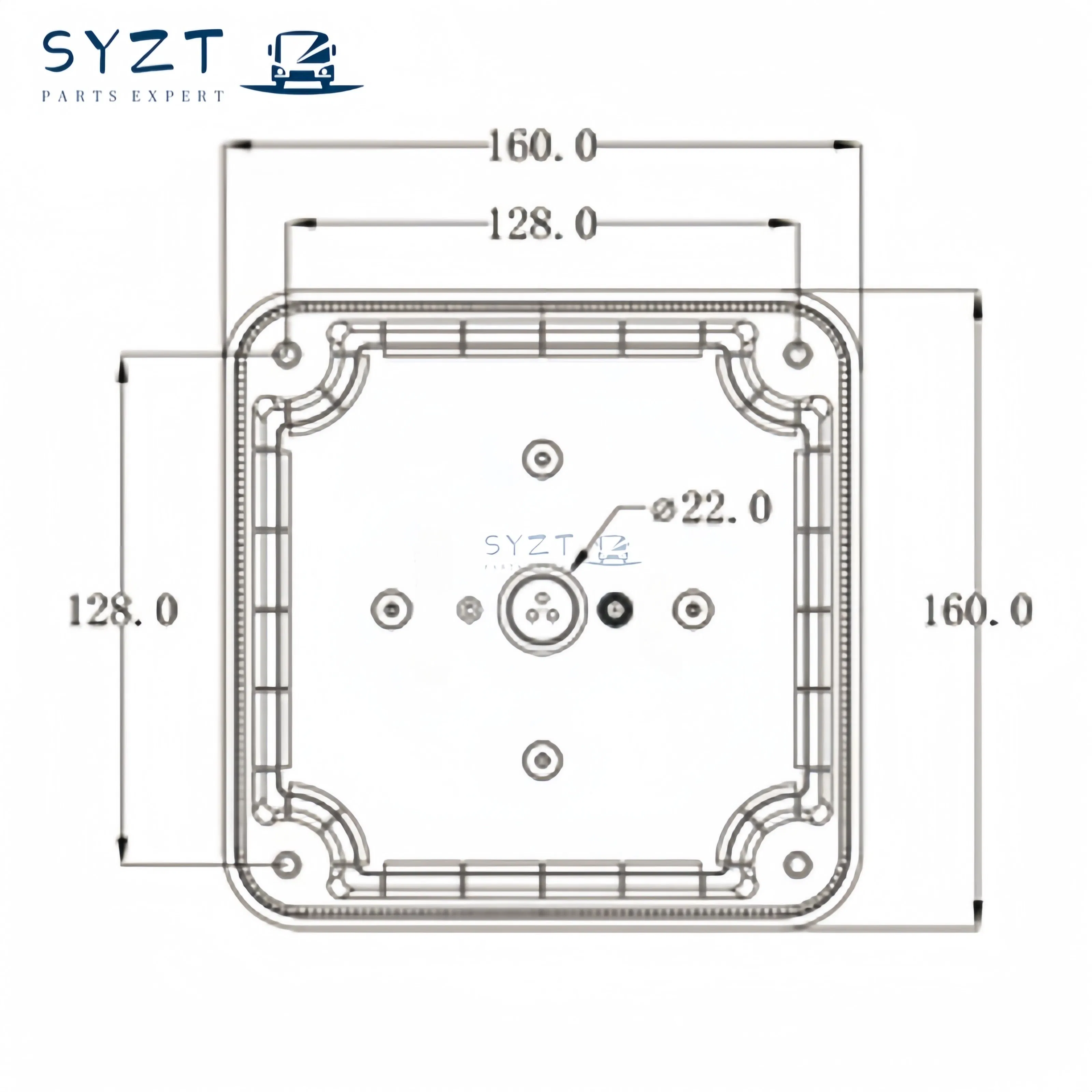 Bus Parts High Quality Round Rear Small Lights