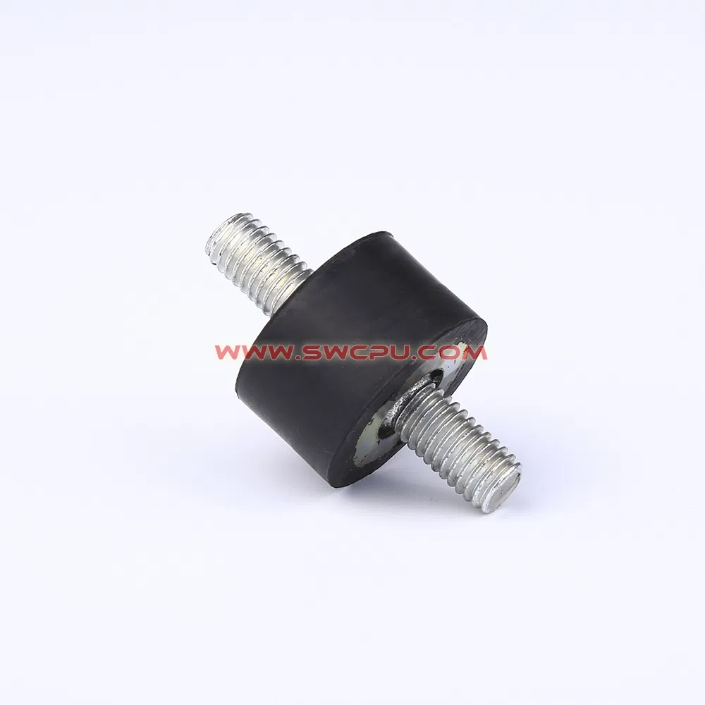 Natural Rubber Molding Rubber Shock Aborber EPDM Rubber Mounting with Screw Studs