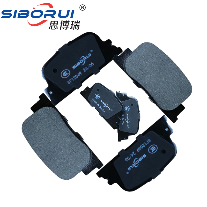 Chinese Factory Spare Auto Part Semi-Metallic Brake Pads D817 for Japanese Cars