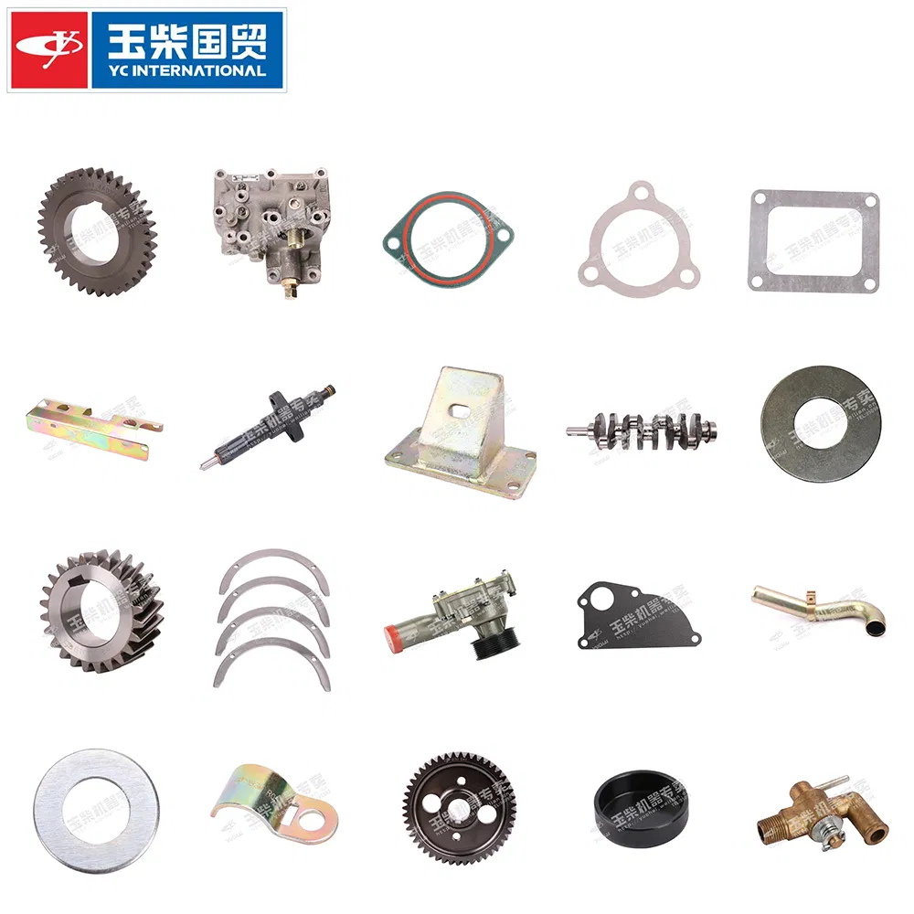 Головка блока цилиндров Yuchai YC4D с распредвалом и клапанами