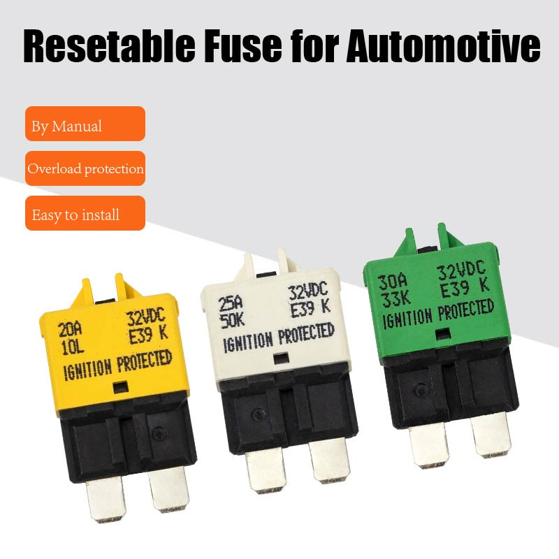 32V 30A Medium Resetable Automotive Fuse