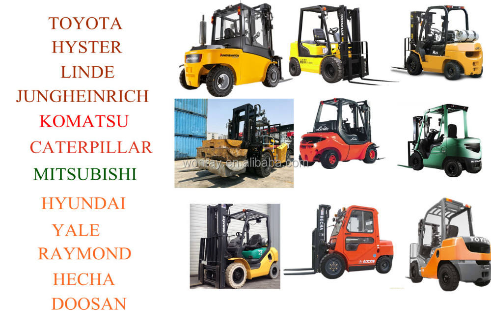 Wonray Solid Forklift Tire 6.50-10 Industrial Solid Rubber Tire 5.00f-10forklift Parts