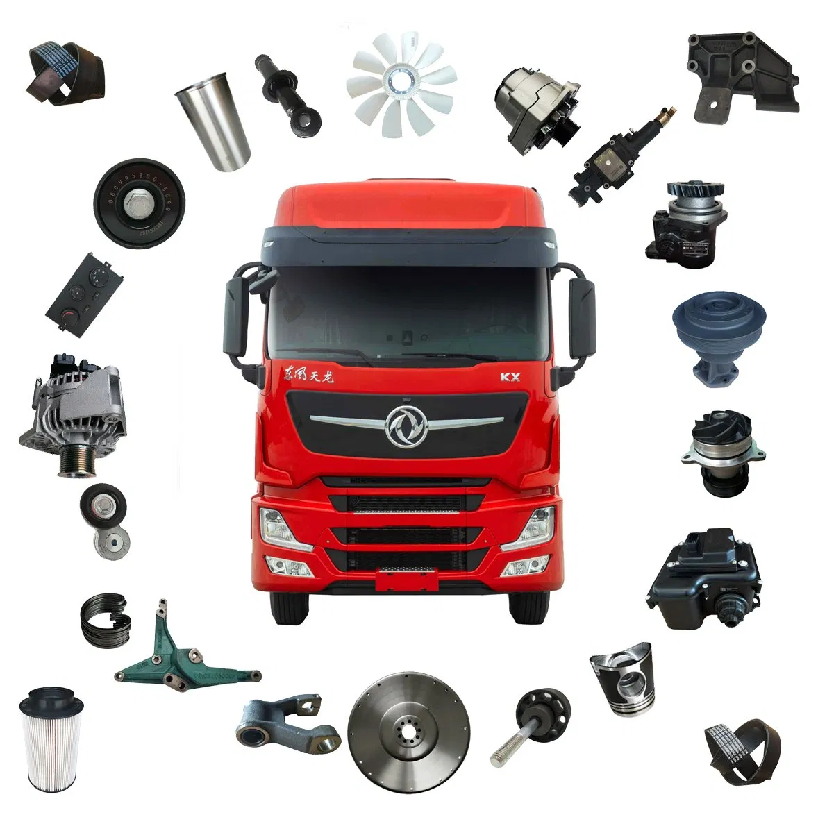 Запчасти для грузовиков HOWO, Sinotruk, FAW, Dongfeng