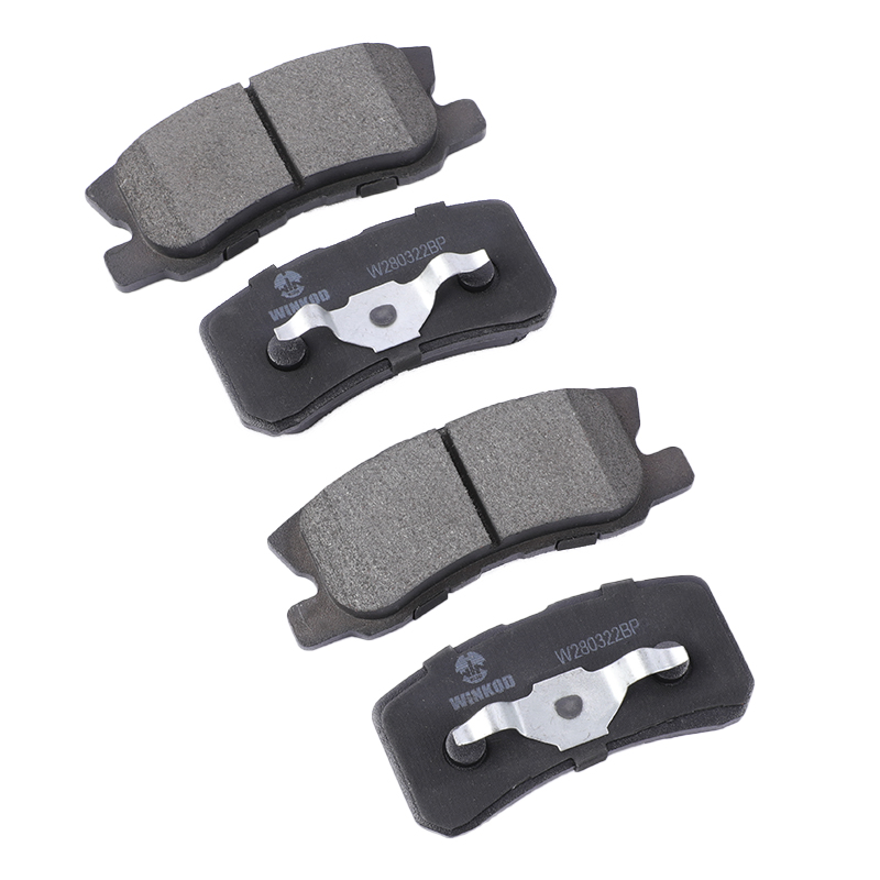 Wholesale Semi-Metallic Ceramic Organic Front Rear Disc Brake Lining Pad for Hyundai Toyota Audi