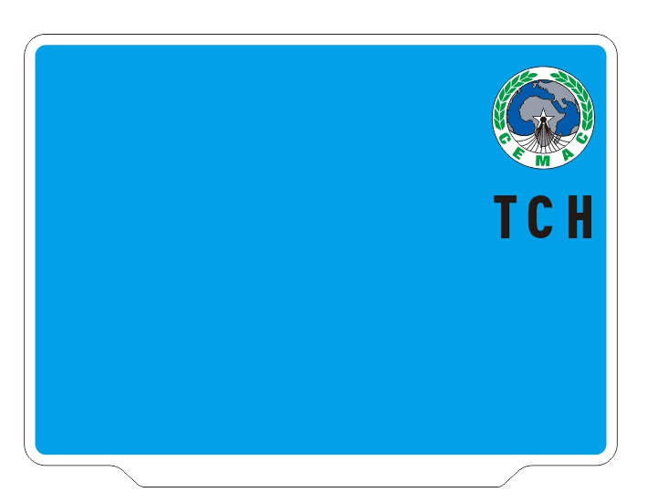 Two Layer License Plates with Border Embossed