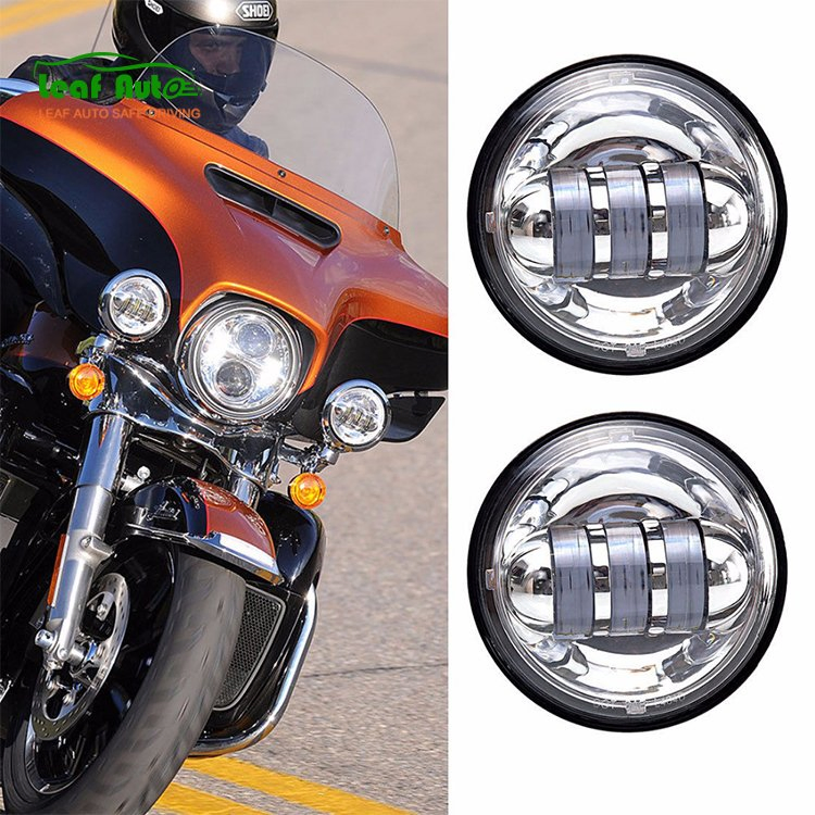 Круглая 4.5" 30W LED фара-противотуманка для Harley