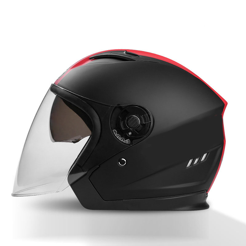 Мотошлем универсальный с двойным стеклом, антизапотевание