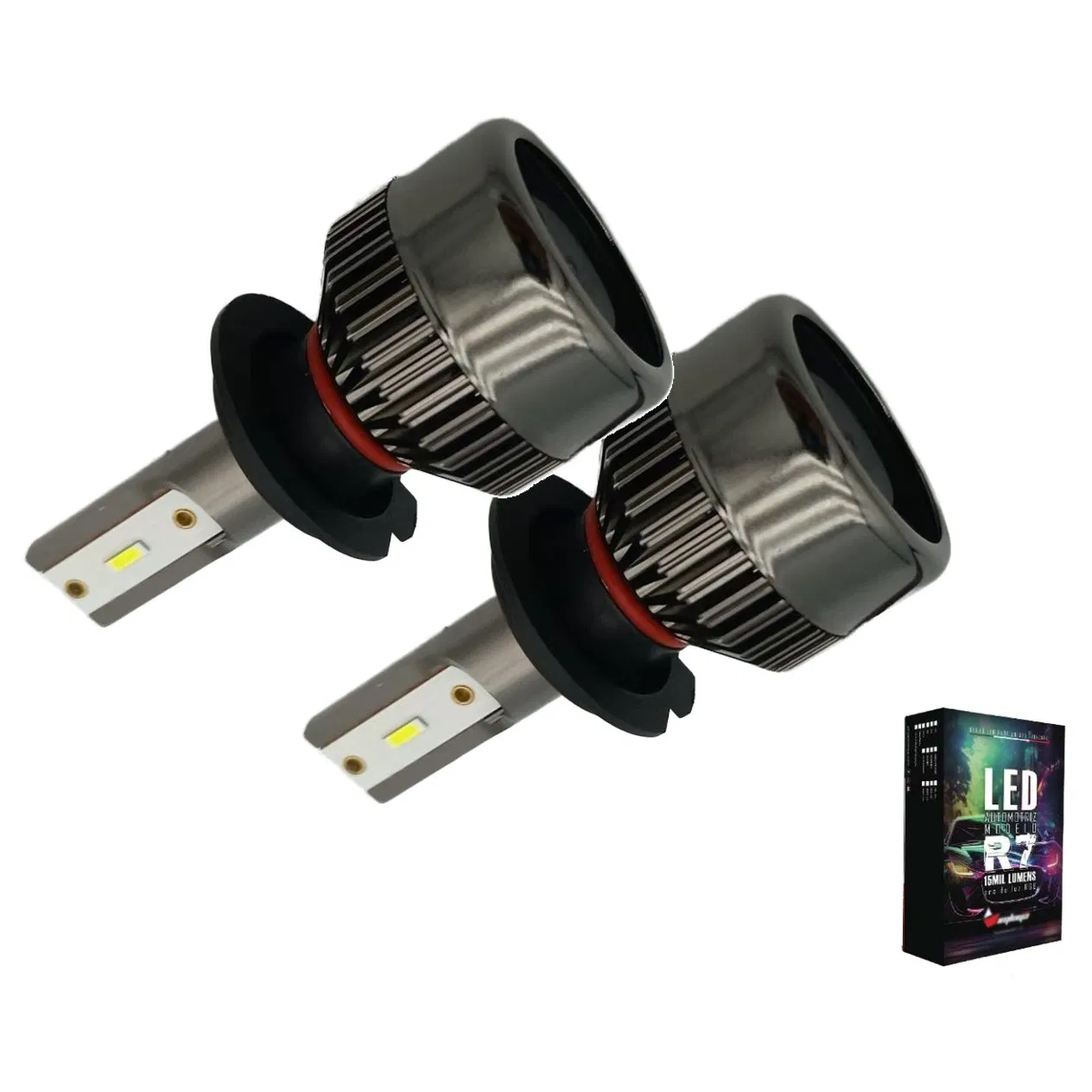 Светодиодная лампа H4 H7 25W для противотуманных фар