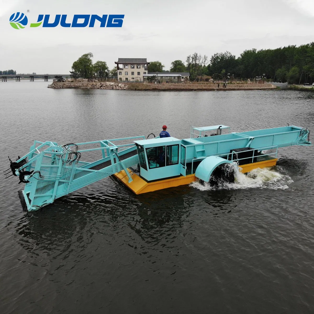 Скиммер-сборщик водных растений JULONG-AWH85