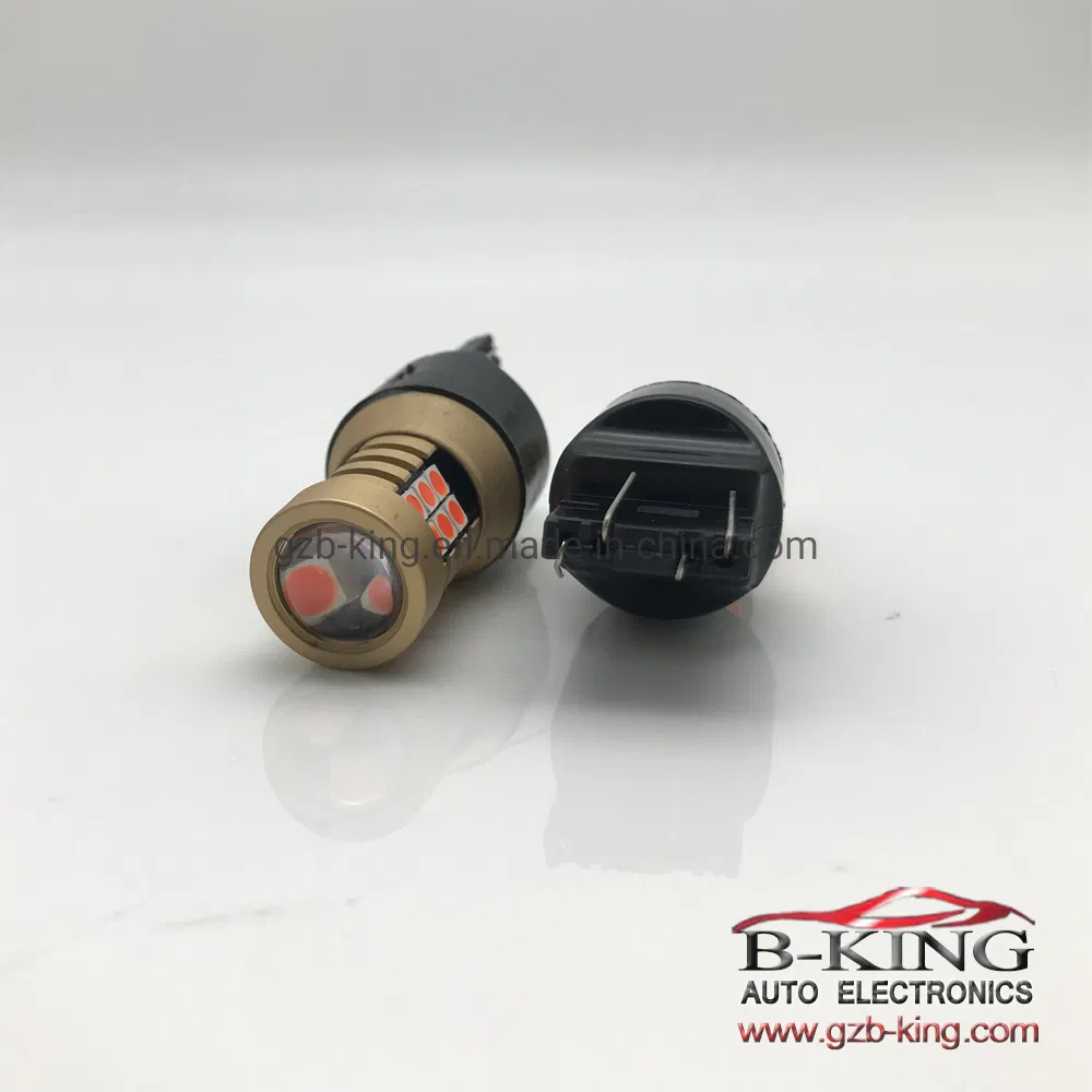 Светодиодная лампа 7443 красная для авто