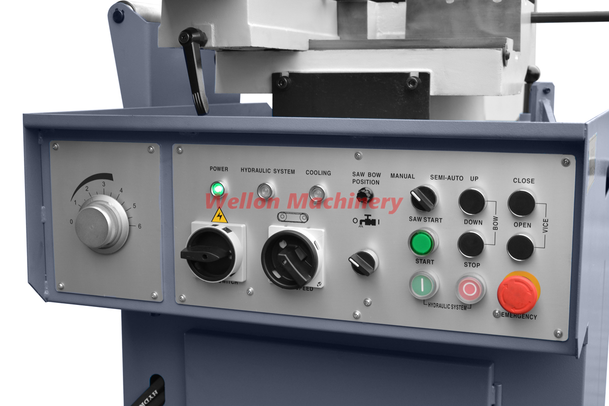 BS-315GH Ленточная пила для резки металла с гидравлическими поворотными тисками с обеих сторон