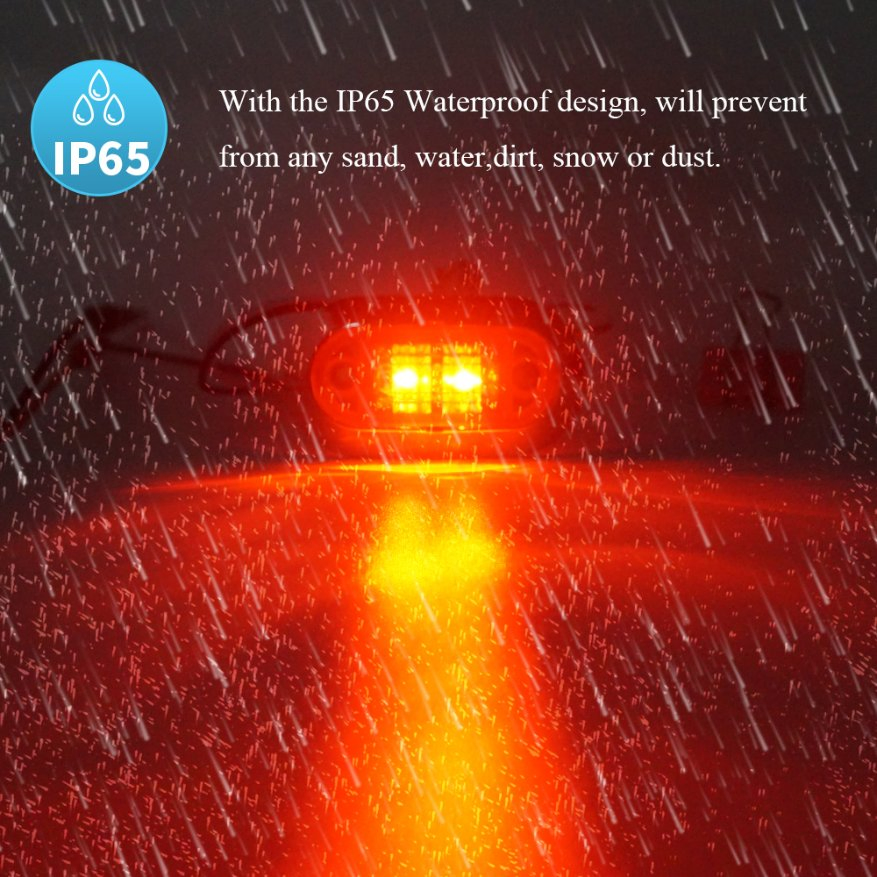 Красные светодиодные габаритные огни для авто