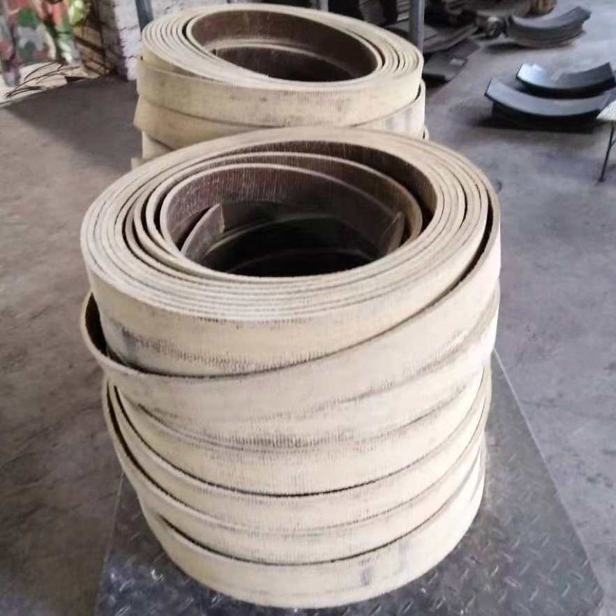 Asbestos White Woven Brake Lining Roll for Engineering  Machine