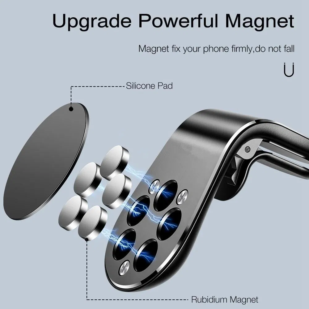 Universal Magnetic Air Vent Car Phone Holder Dashboard Clip Magnet Car Mount