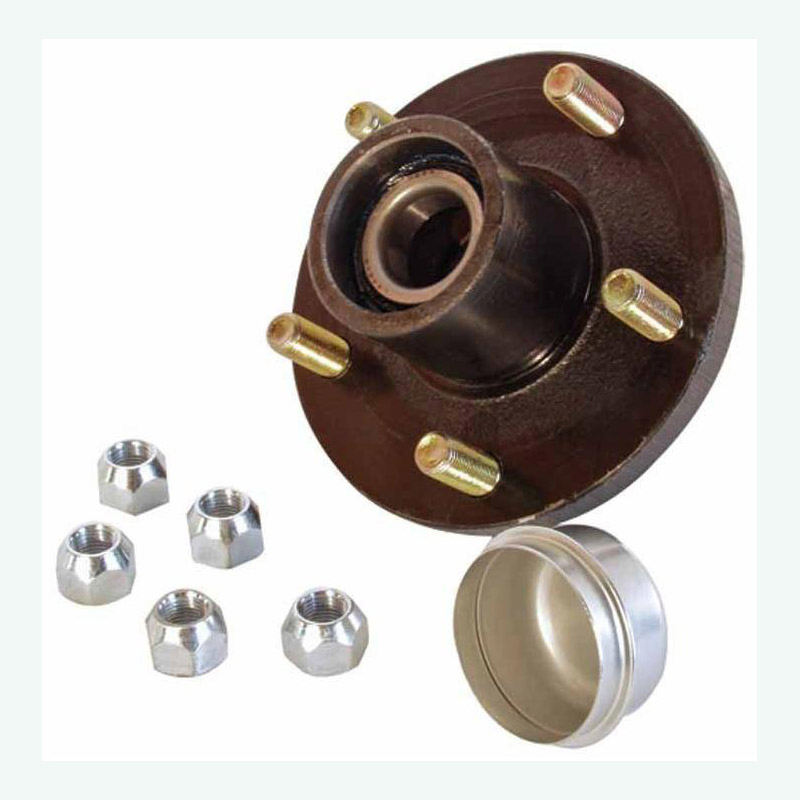 Ступица колеса прицепа 5 болтов 4.5 дюйма с подшипниками