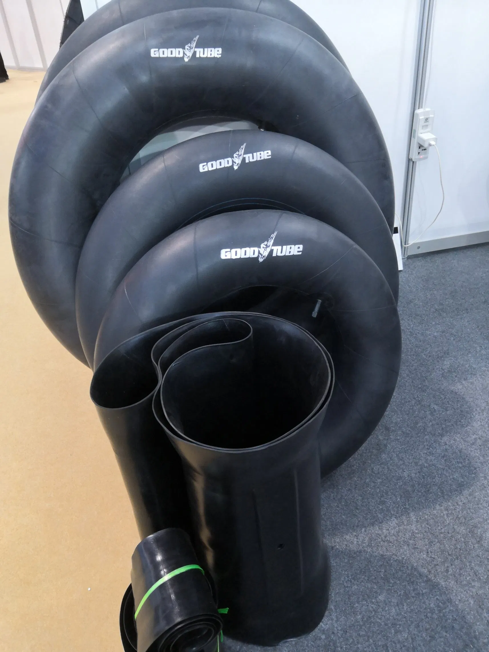 China Qingdao Manufacturer Truck Bus Tubeflap TBR Tractor Tireflap Protect 600-9 Rim Strip Rubber Tube Flap