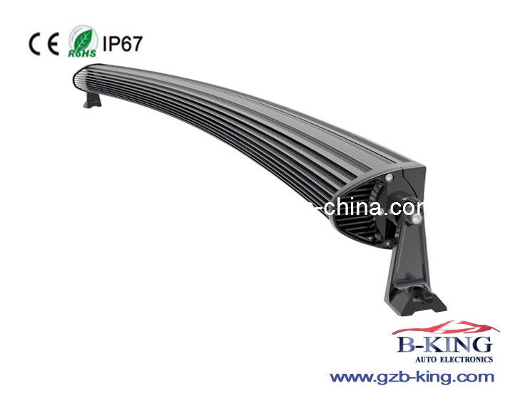 IP67 9-30V 288watts 50inch Curved LED Light Bar