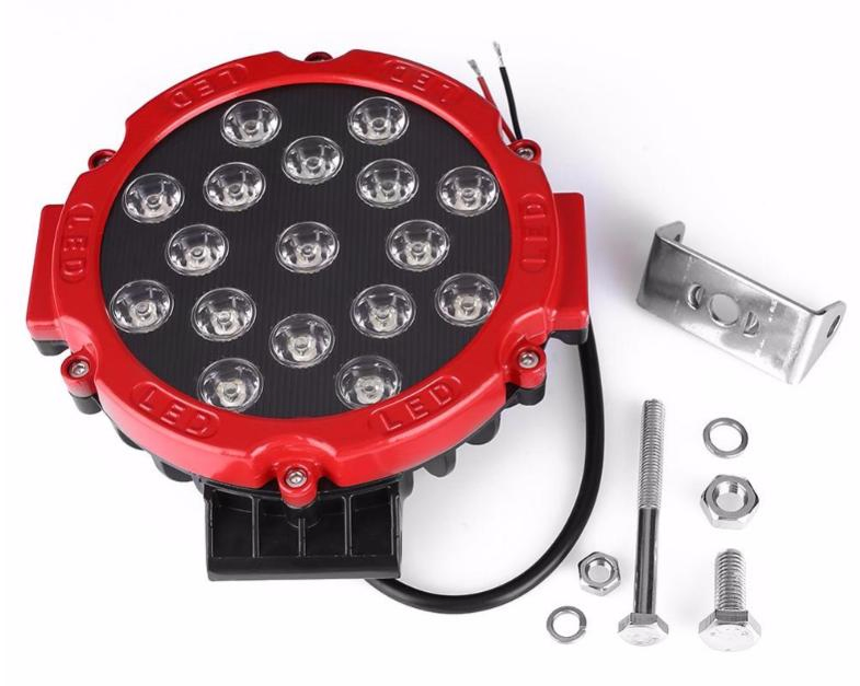 Круглые светодиодные противотуманные фары 7 дюймов 51W