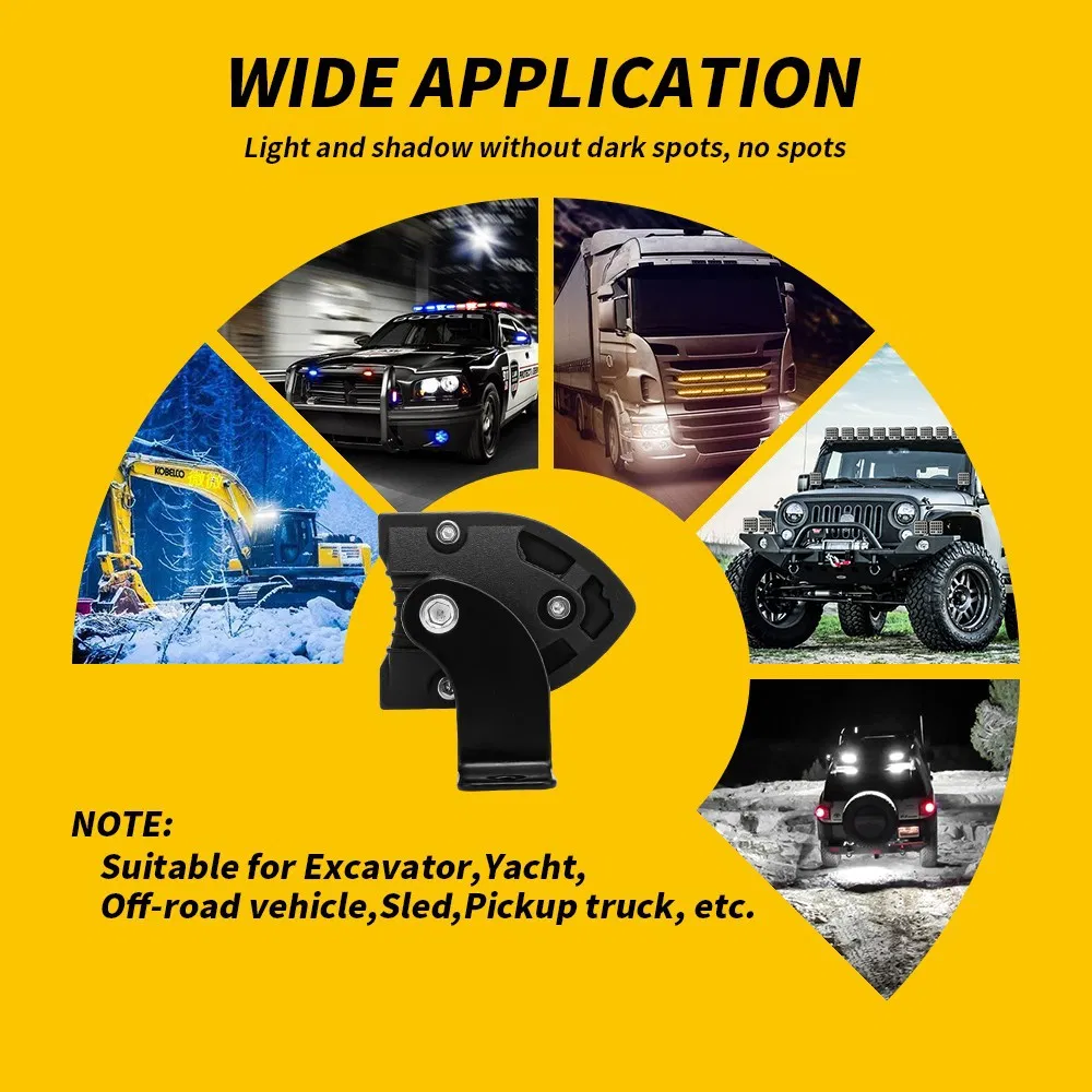 7-50 Inch LED Light Bar Spot Flood Combo Super Bright LED Work Light and off Road Driving Lamp for Jeep SUV Truck IP68