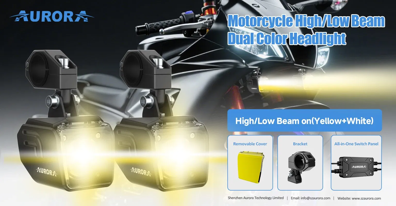 Светодиодные противотуманные фары Aurora для мотоцикла