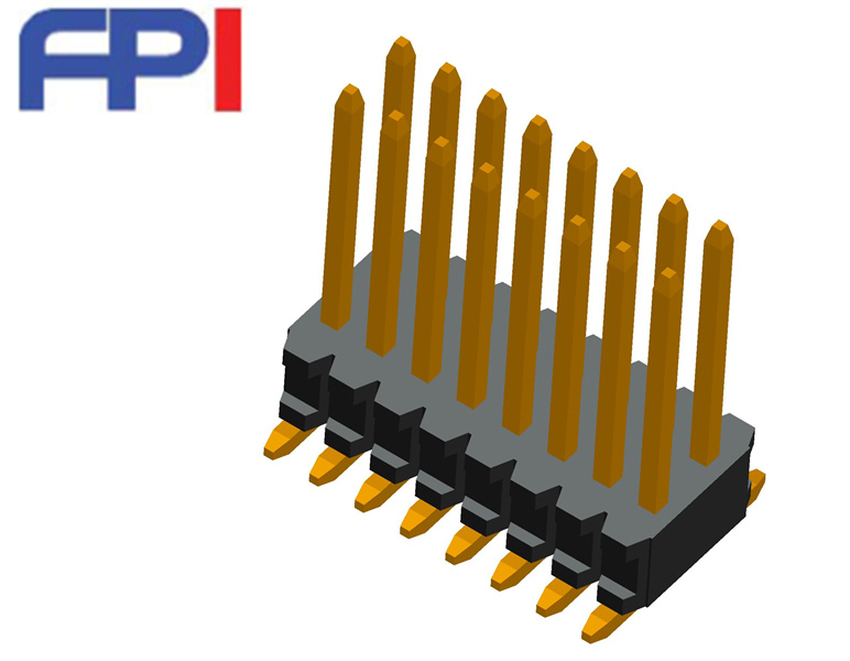 Штыревой разъем Fpic для печатных плат, 2.54 мм