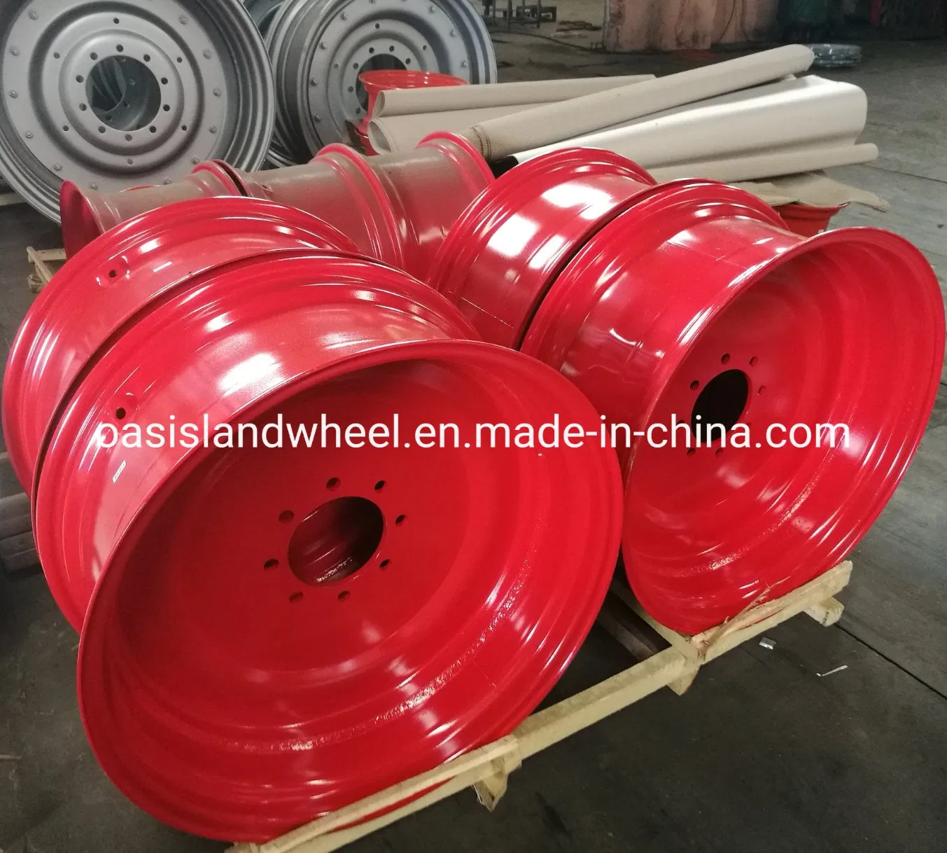 Стальной колесный диск для трактора и комбайна