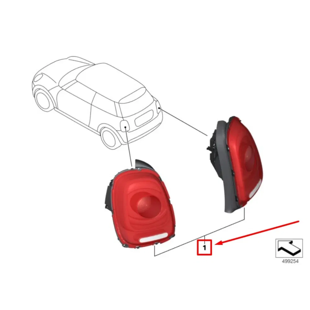 Задний фонарь для Mini F55 F56 F57