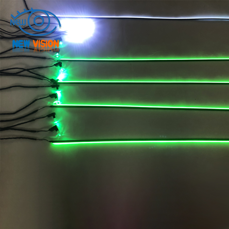 Car Interior Ambient Lights, 18 in 1 Hmyc 128 Colorful LED Acrylic Fiber Optic Strip, Universal Multiple Modes Decoration Atmosphere with APP Control