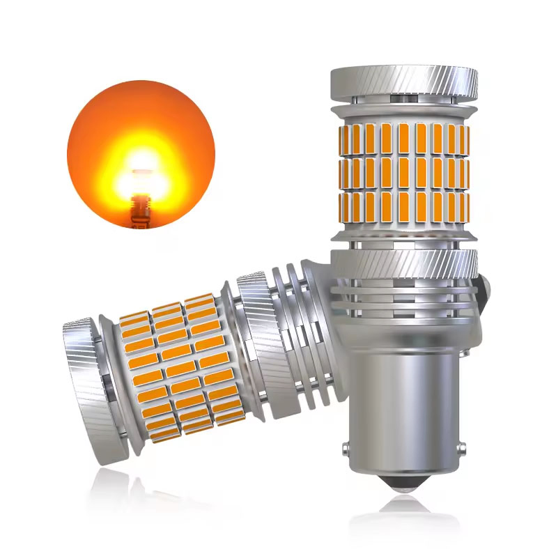 Светодиодная лампа 1156 Amber 2000 лм для поворотников