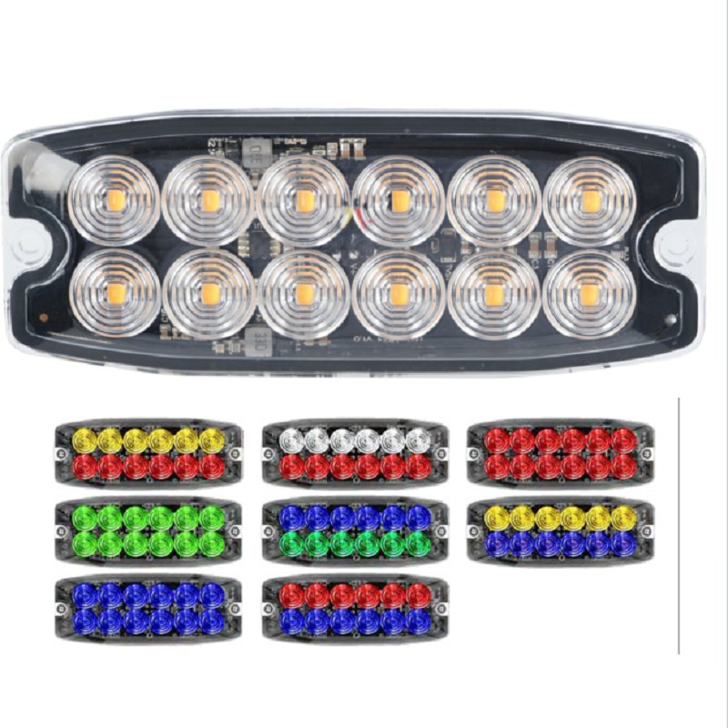 Универсальная светодиодная стробо-лампа 12-24В для мотоцикла, грузовика