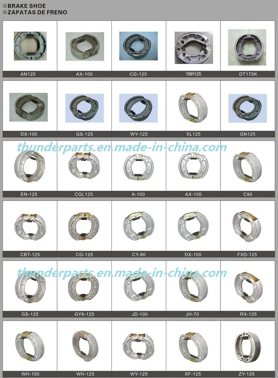 Тормозные колодки для мотоциклов и скутеров 50-250cc