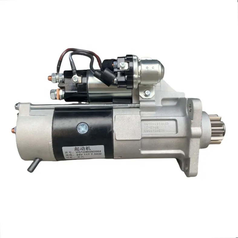 Стартер D12 для двигателя HOWO Sinotruk, 11 зубьев