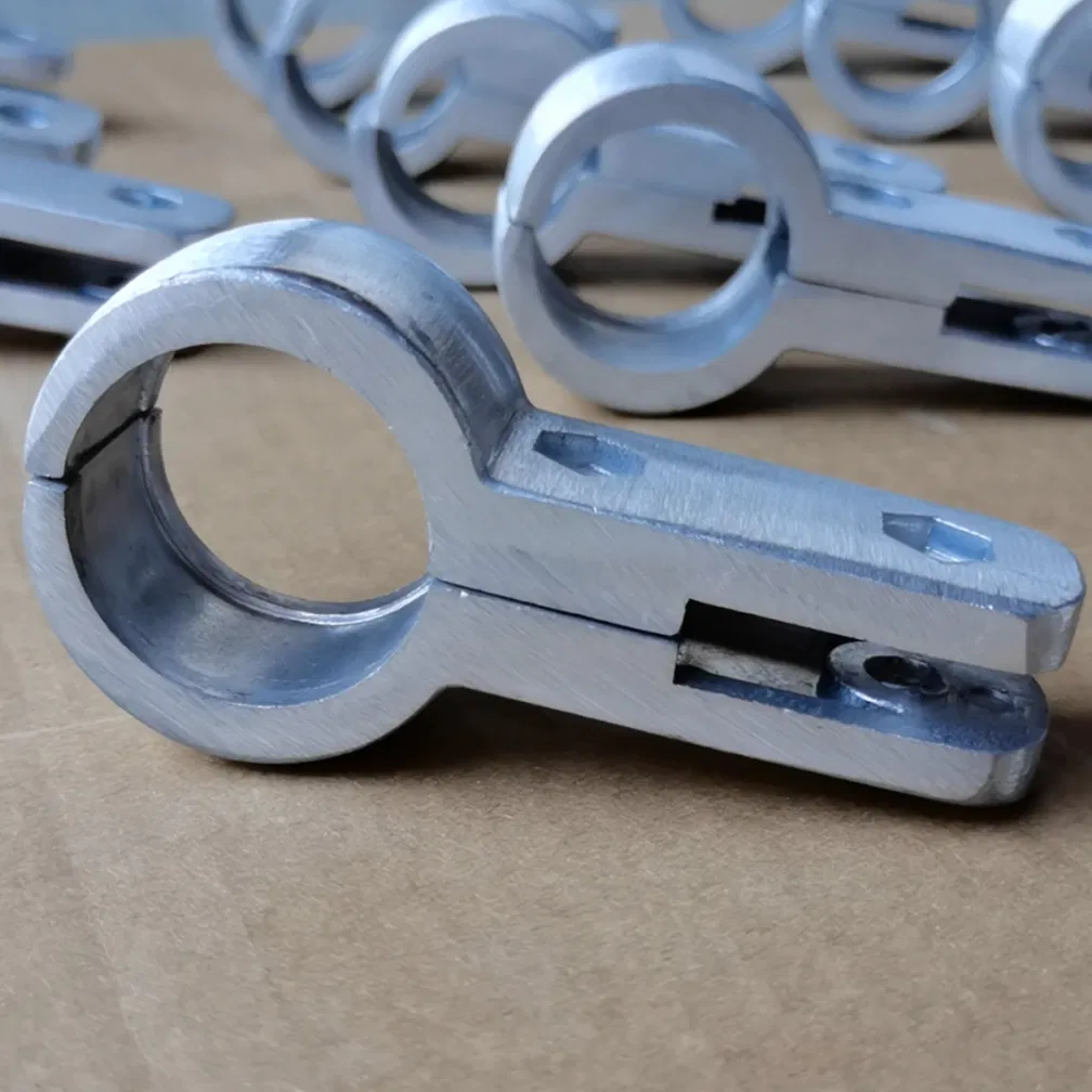 Bus Train Subway Handrail Fittings Connection Joint Glass Clamp