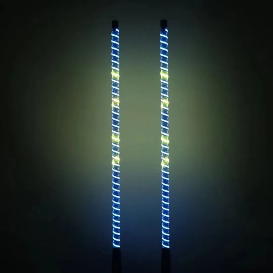 RGB APP and Remote Control Whip Light with COB Brighter UTV LED Whip Antenna Lights