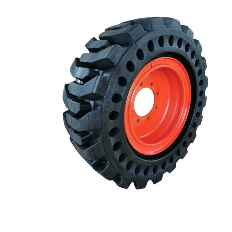 Wonray Brand High Quality Solid Skid Steer Tires 12X16.5 Non Marking Wheel