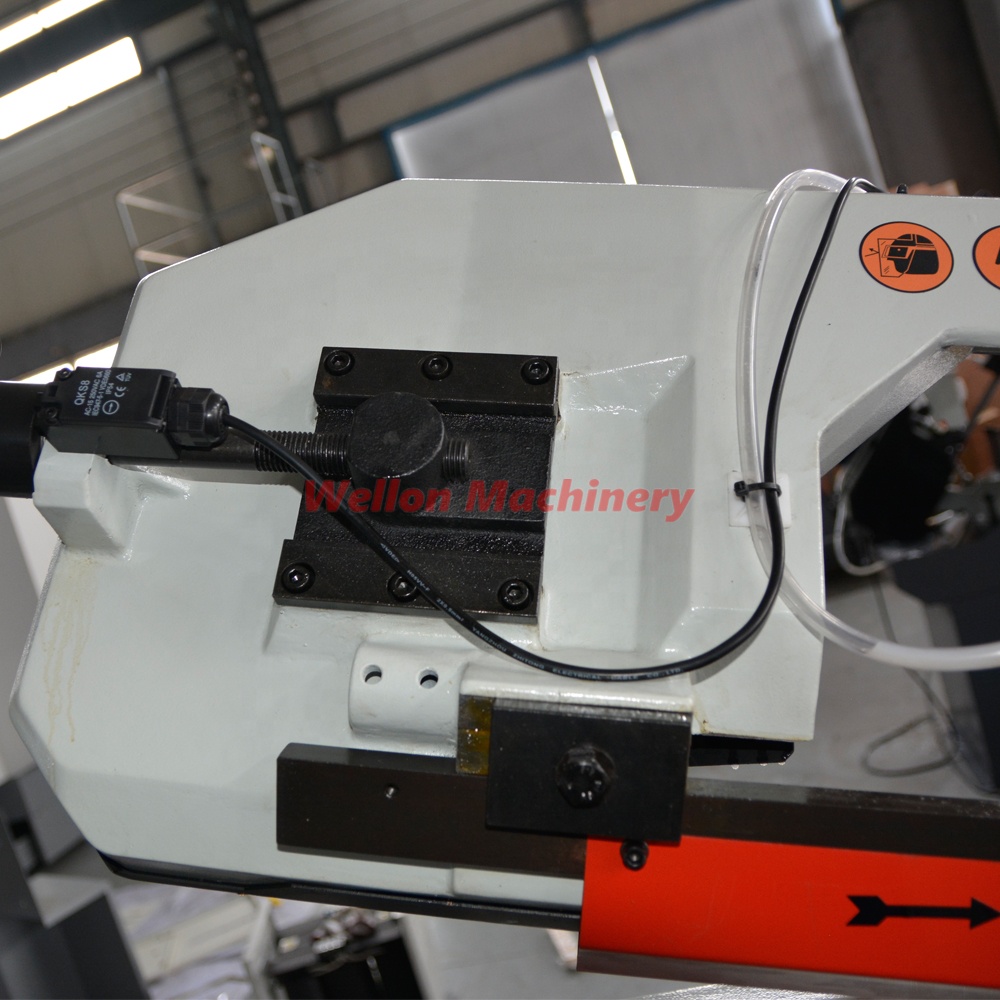 BS-315GH Metal Cutting Band Saw with Hydraulic Rise and Down Gear Drive Miter Bandsaw Machine