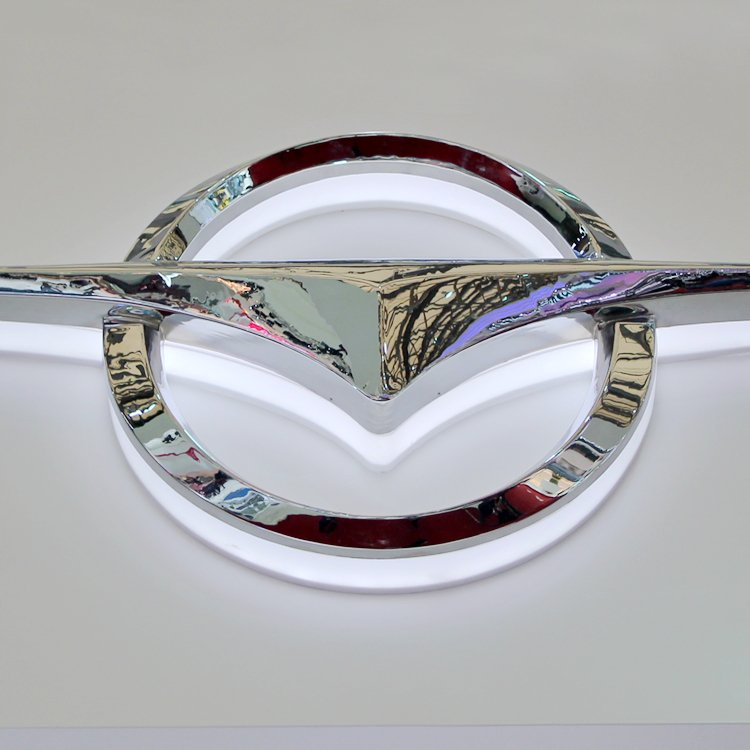 Vacuum Forming Electroplating Chrome Car Sticker ABS Car Logo