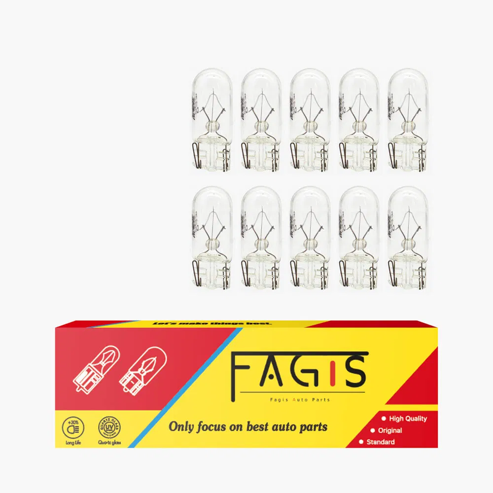 Автолампы W5W T10 12V 5W галоценовые