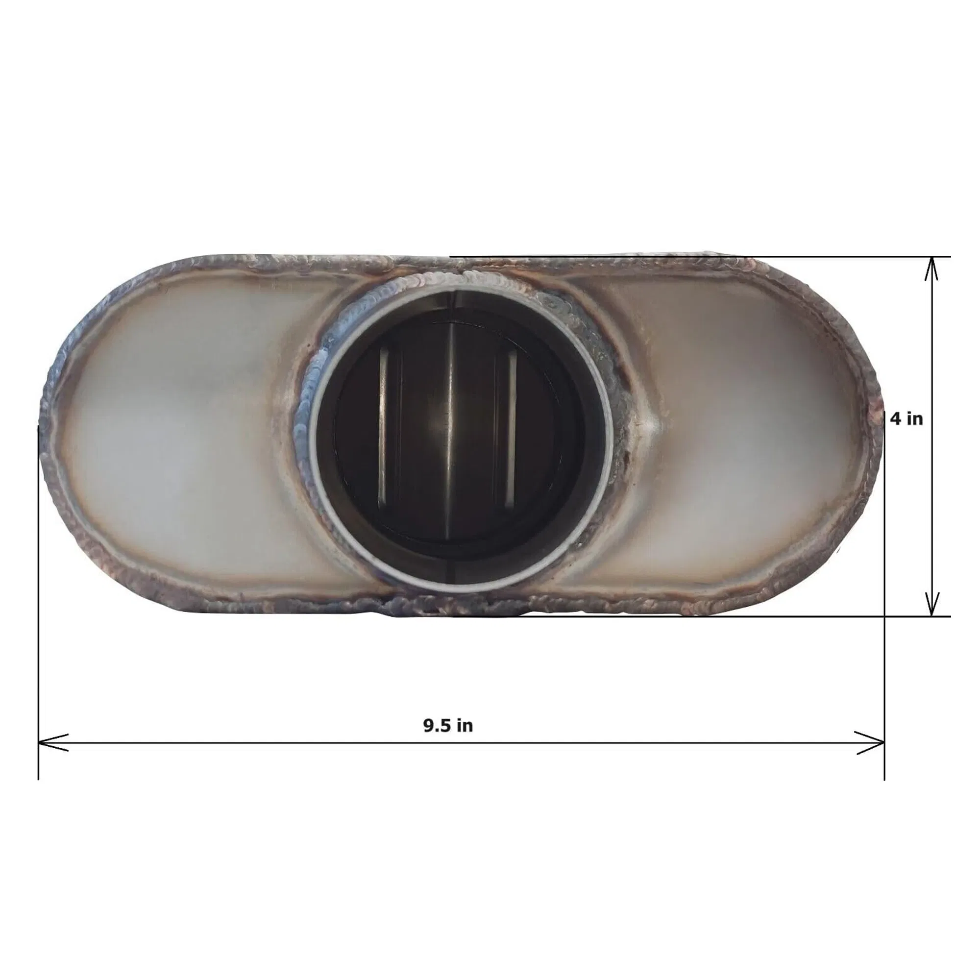 Глушитель MAX-569469 2.5" стальной, камерный