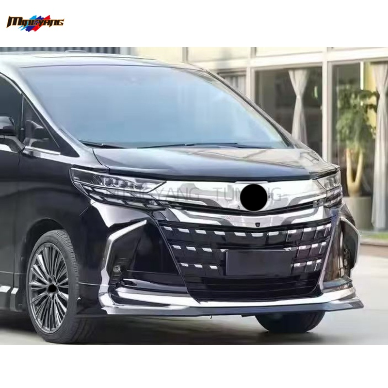 High Quality Car Bodykit Bumper Fender Hood Car Accessories for Alphard 2008-2015 20 Upgrade to 40 Simplified Style