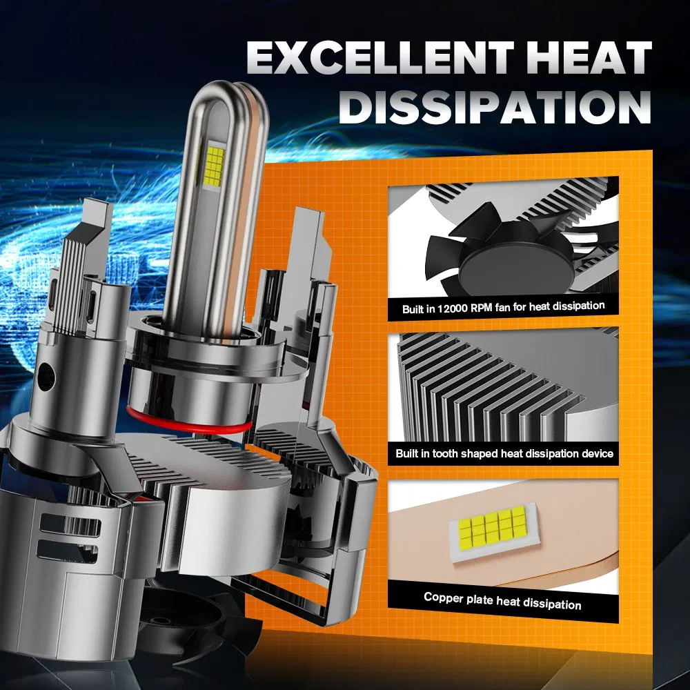 Bkr Car LED Light High Power 170W Bulb LED Headlight Auto Lamps H1 H4 H7 for Car Headlight