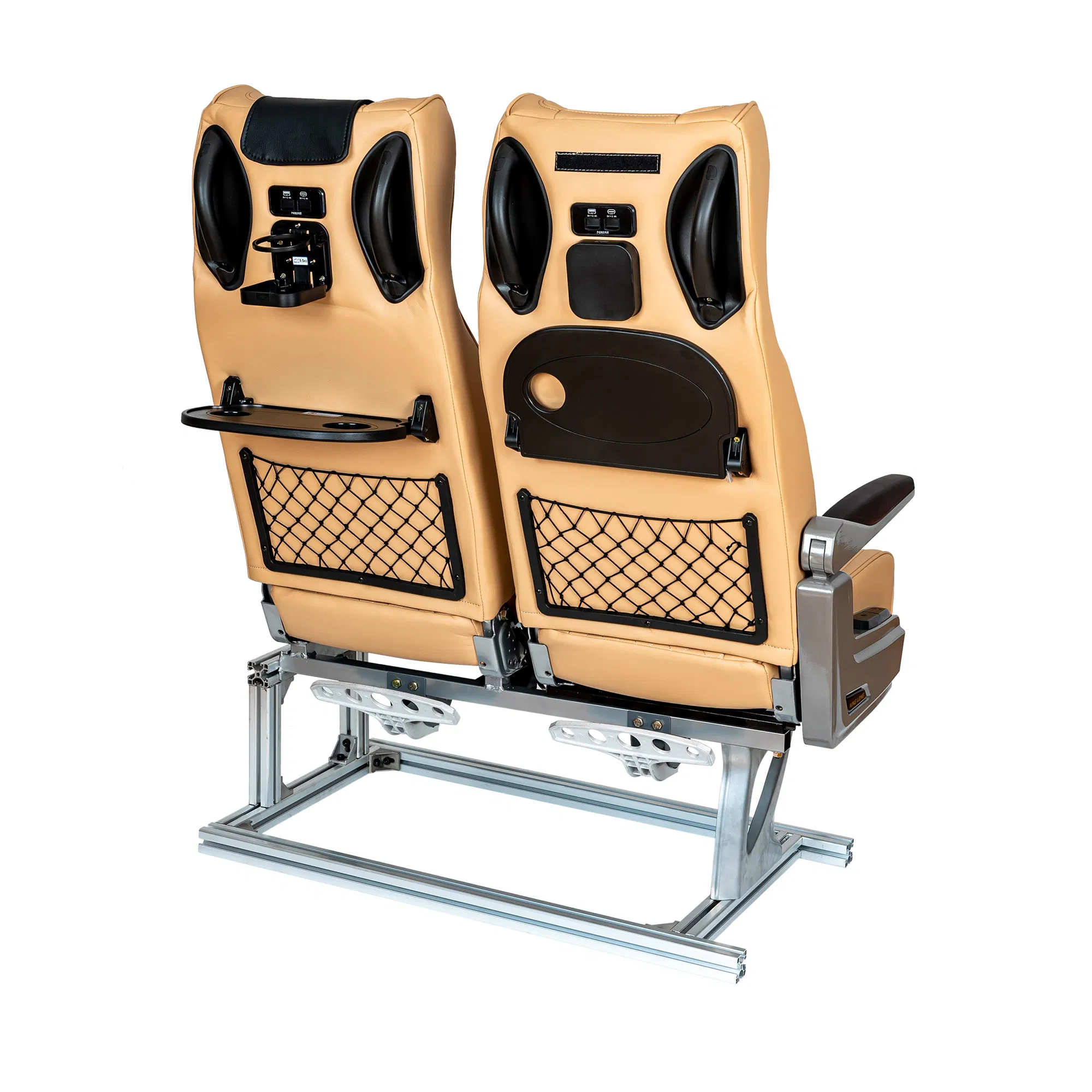 Bus & Minibus with Diamond Fabric Passenger Seat High Back Lift-up Armrest